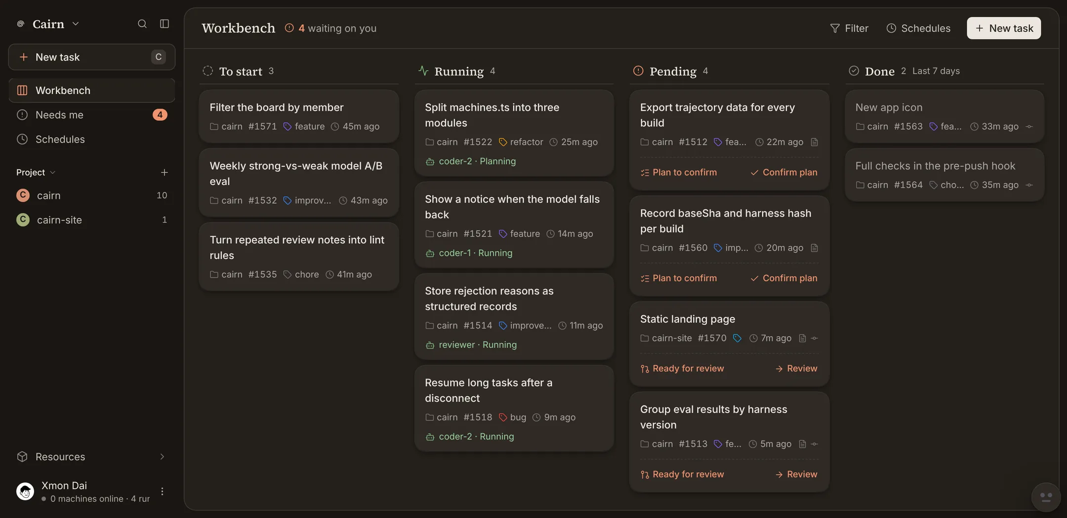 Cairn board (dark)